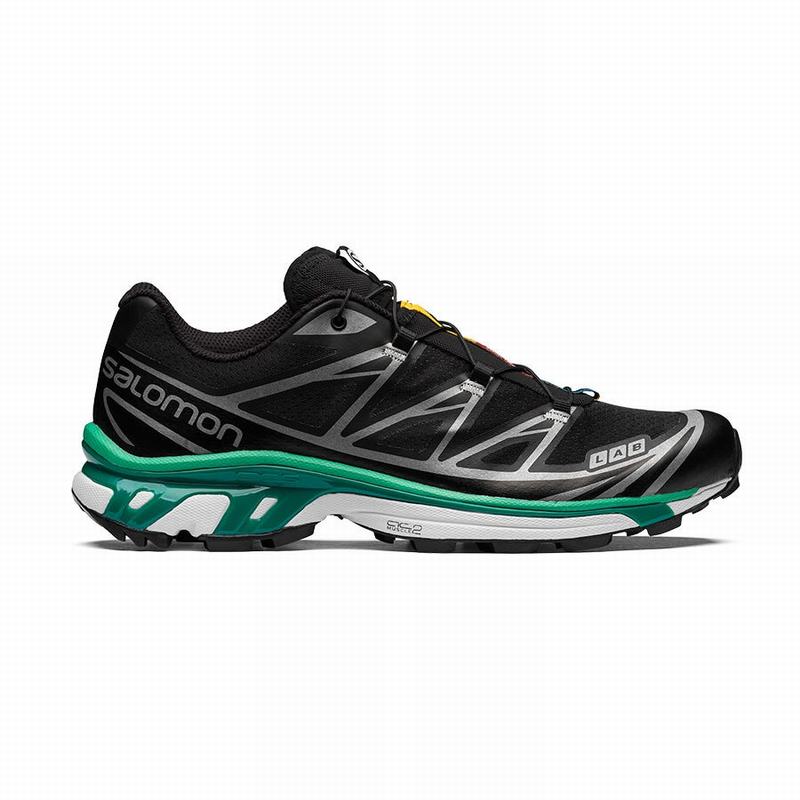 Zapatillas Trail Running Salomon Hombre Negras / Blancas - Salomon Argentina XT-6 ,123470-WYL